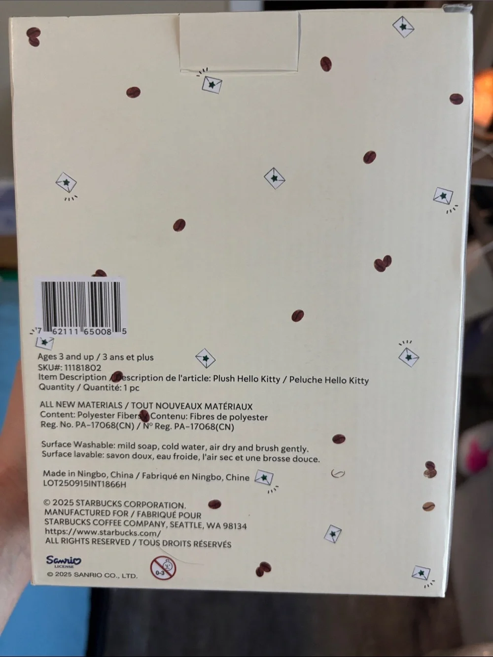 Starbucks Hello Kitty Plush - Picture 2 of 4